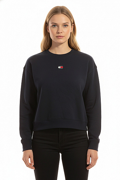 TOMMY HILFIGER Dámská Mikina Bez Zapínání Modrá Vel. XL