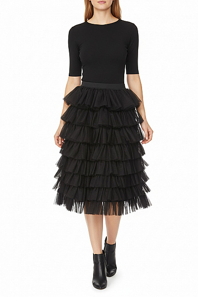 Plisováná  Sukně Černá TWINSET