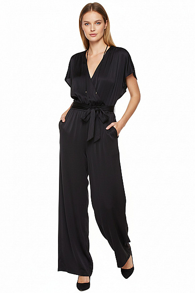 Dámský Společenský Overal Modrý Esprit Second Hand Vel. 36