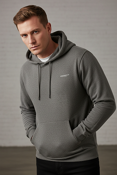 Pánská Mikina Šedá Crosshatch Second Hand Vel. L