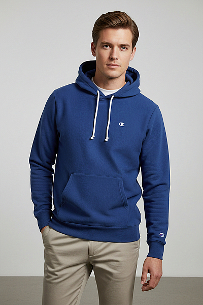 Pánská Mikina Modrá Champion Vel. M