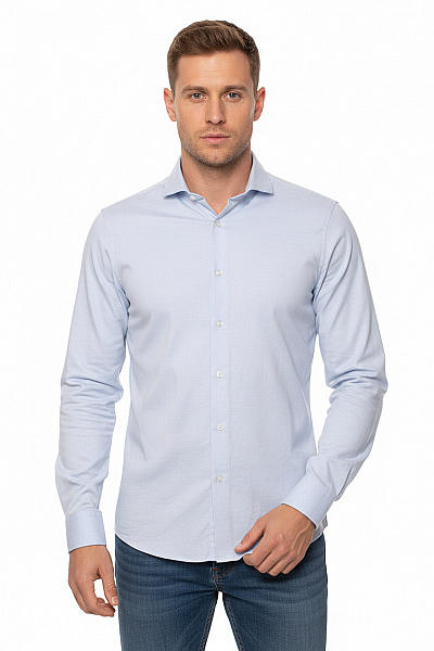 OLYMP Pánská Košile Modrá Second Hand Vel. 42