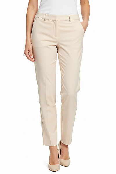 Dámské Kalhoty Béžové COMMA Vel. 44