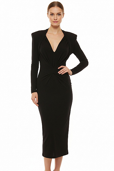  Šaty Pletené Černé IRO Vel. S