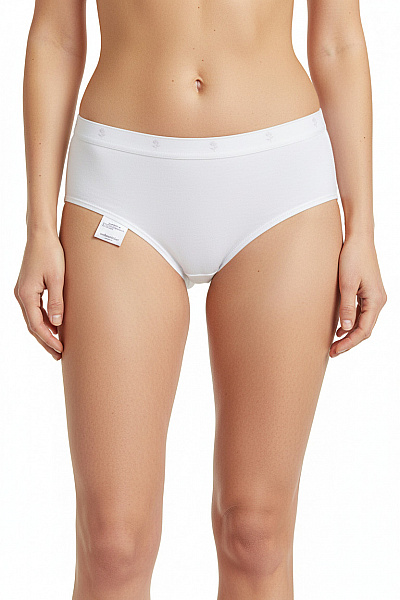 Seidensticker  Kalhotky Bavlněné Bílé