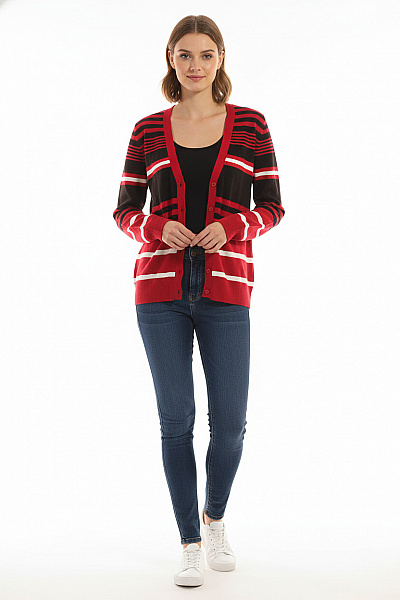 Canda Dámský Svetr Červený Vel. M