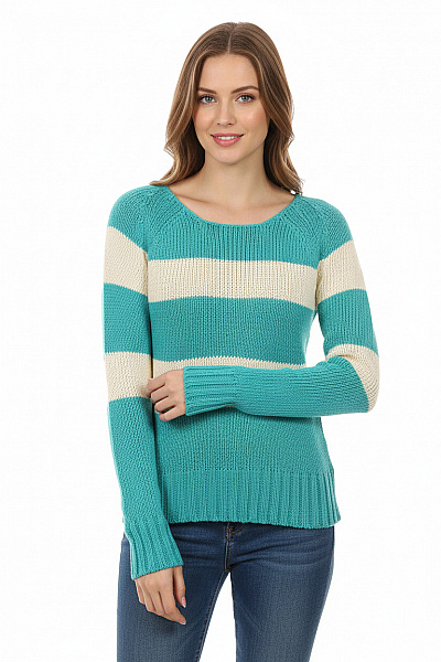 Dámský Svetr Modrý Oodji Vel. M