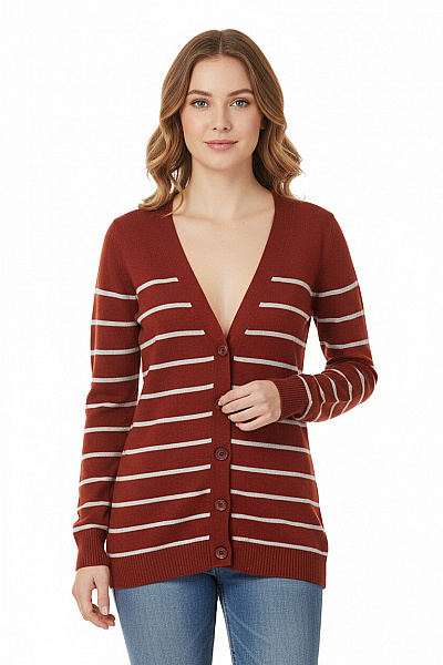 Dámský Cardigan Hnědý ONLY Vel. S