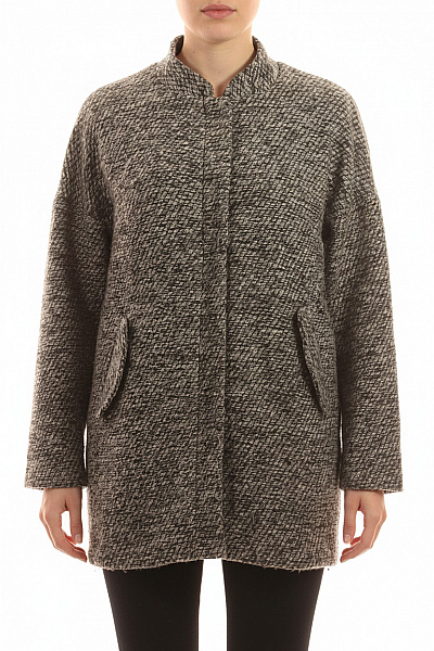 Dámský Kabát Šedý GATE Vel. M