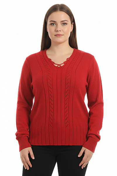 Dámský Pulovr Červený
