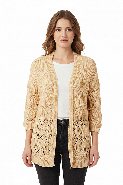 Dámský Cardigan Béžový ONLY Vel. L