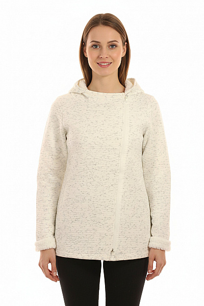 Dámská Mikina Rozepínací Bílá Vel. 38