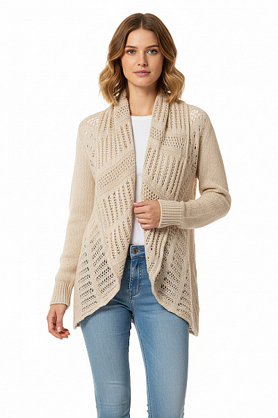 S.OLIVER Dámský Cardigan Béžový