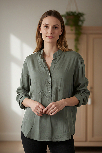  Halenka Jednobarevná Zelená Vel. 38