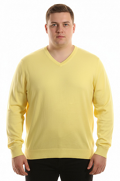 Pánský Pulovr Žlutý Vel. XL/54