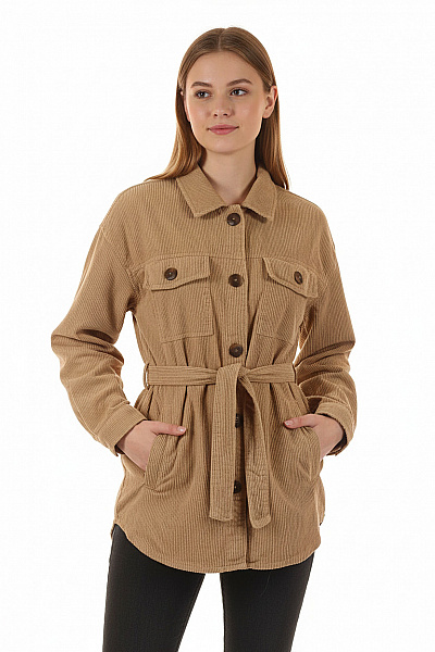 Dámský Kabát Béžový Vel. 36