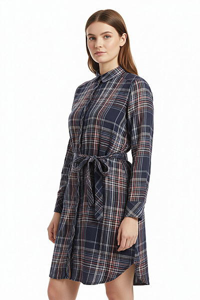 Gina Benotti Košilové  Šaty Modré Vel. L