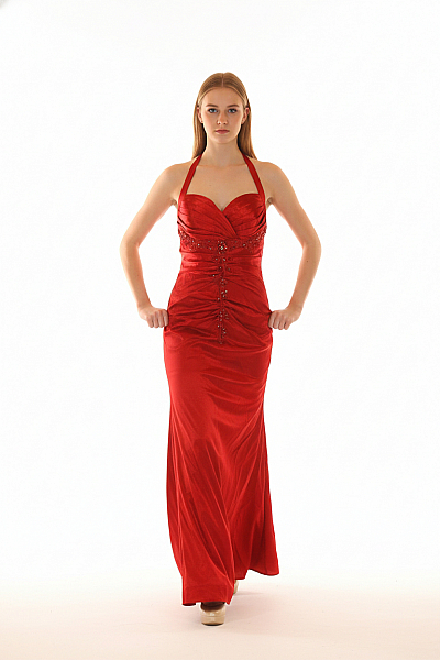 Společenské  Šaty Červené Second Hand