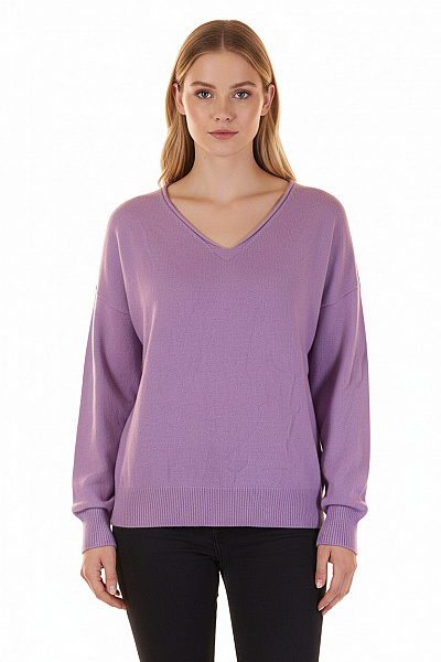 Dámský Pulovr Fialový Vel. S