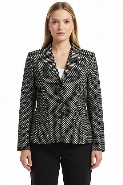 BEXLEYS Teplé Dámské Sako Černobílé Vel. 46