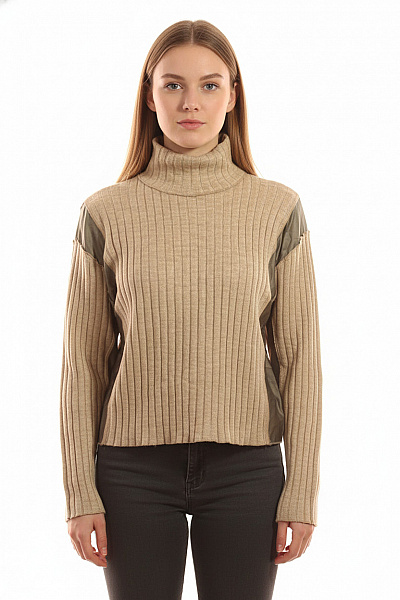 Dámský Rolák Béžový ZARA Second Hand Vel. M