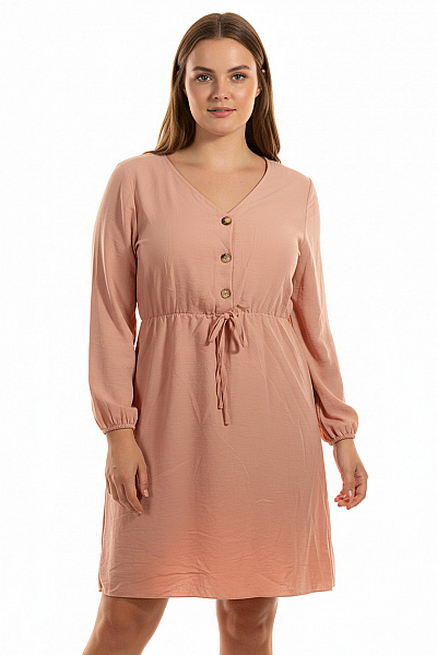 Košilové  Šaty Růžové Vel. L