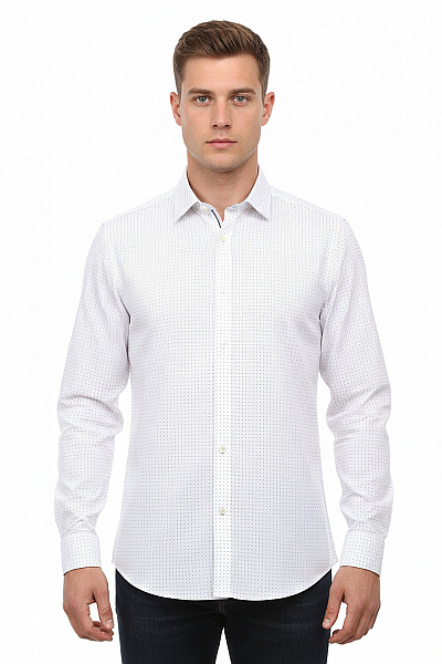 Vzorovaná Pánská Košile Barevná OLYMP Vel. 42