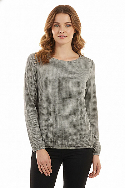 Vzorovaná  Halenka Černobílá TOM TAILOR Vel. M