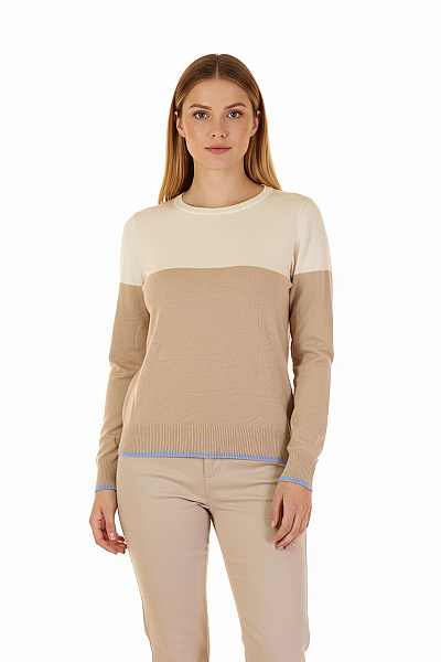 Dámský Svetr Béžový Vel. L