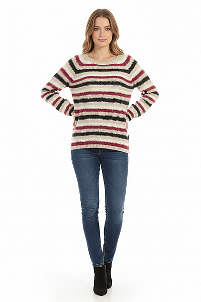 TOM TAILOR Dámský Pulovr Barevný Second Hand Vel. M