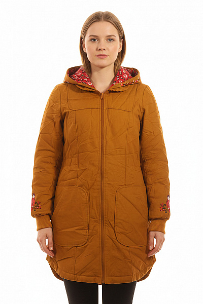 Blutsgeschwister Dámská Bunda Hnědá Vel. M