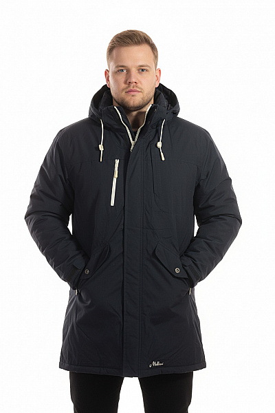 Zimní Pánská Bunda Modrá Second Hand