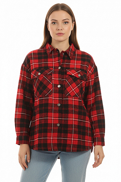 ONLY Dámský Kabát Červený Vel. M