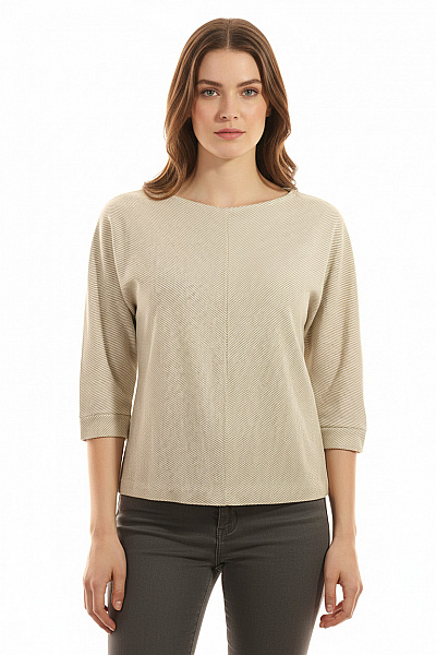 Canda Vzorovaná  Halenka Šedá Vel. M