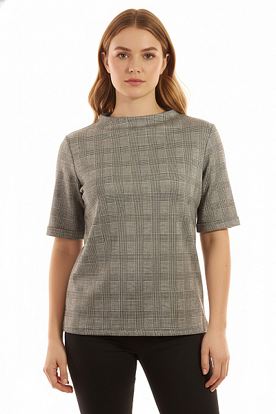 Halenka Černobílá Second Hand Vel. M