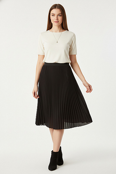 PIMKIE Plisováná  Sukně Černá Vel. L