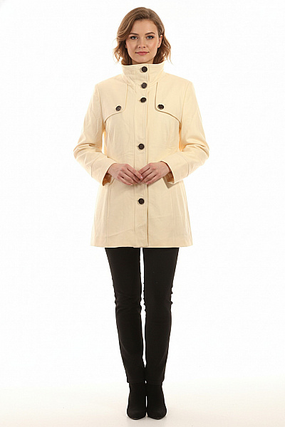 Dámský Kabát Bílý Vel. 42