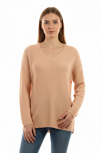 Dámský Pulovr Růžový Canda Second Hand Vel. M