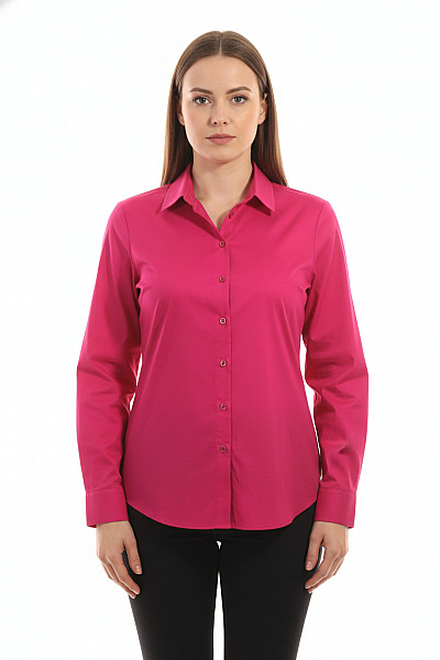 Společenská Dámská Košile Růžová ERFO Second Hand Vel. 42