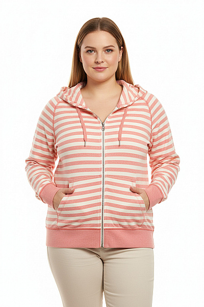 Dámská Mikina Růžová Second Hand