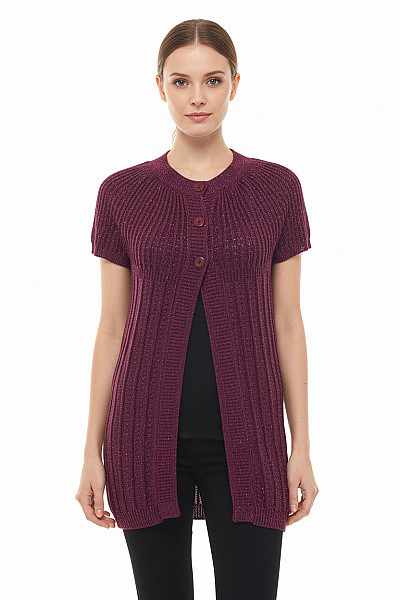 Dámský Cardigan Fialový