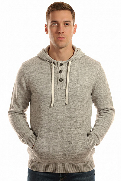 Pánský Pulovr Šedý Vel. L