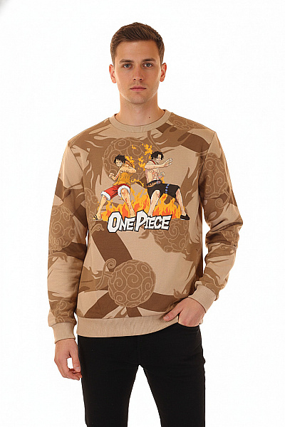 Pánská Mikina Hnědá Bershka Second Hand Vel. S