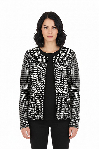 Dámský Svetr Černobílý Vel. XS