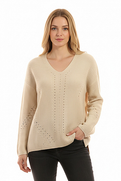 Dámský Pulovr Béžový S.OLIVER Vel. 42