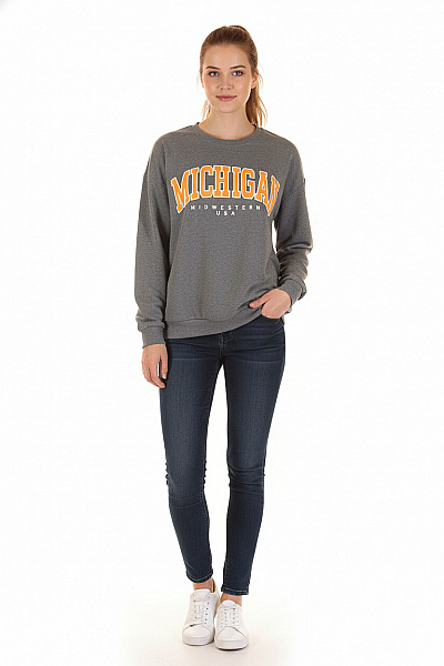 Shein Dámská Mikina Šedá Vel. 36