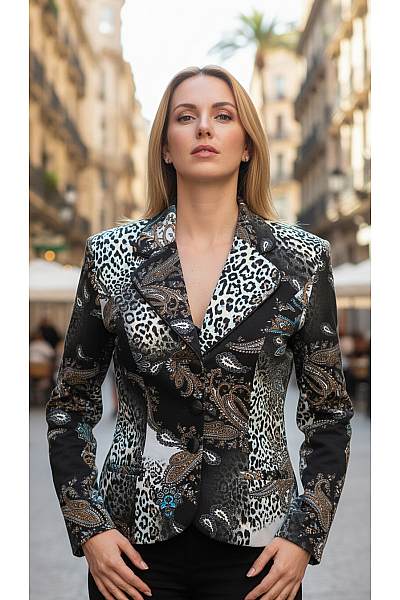 Dámské Blejzr Barevný Vel. 40