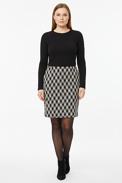 Sukně Černobílá TAIFUN Vel. 40