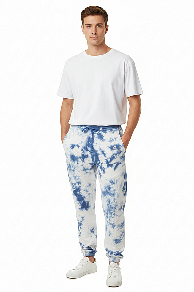 Pánské Tepláky Modré Vel. L