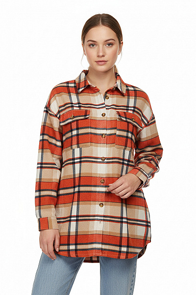 Krátký Dámský Kabát Barevný Noisy May Vel. S